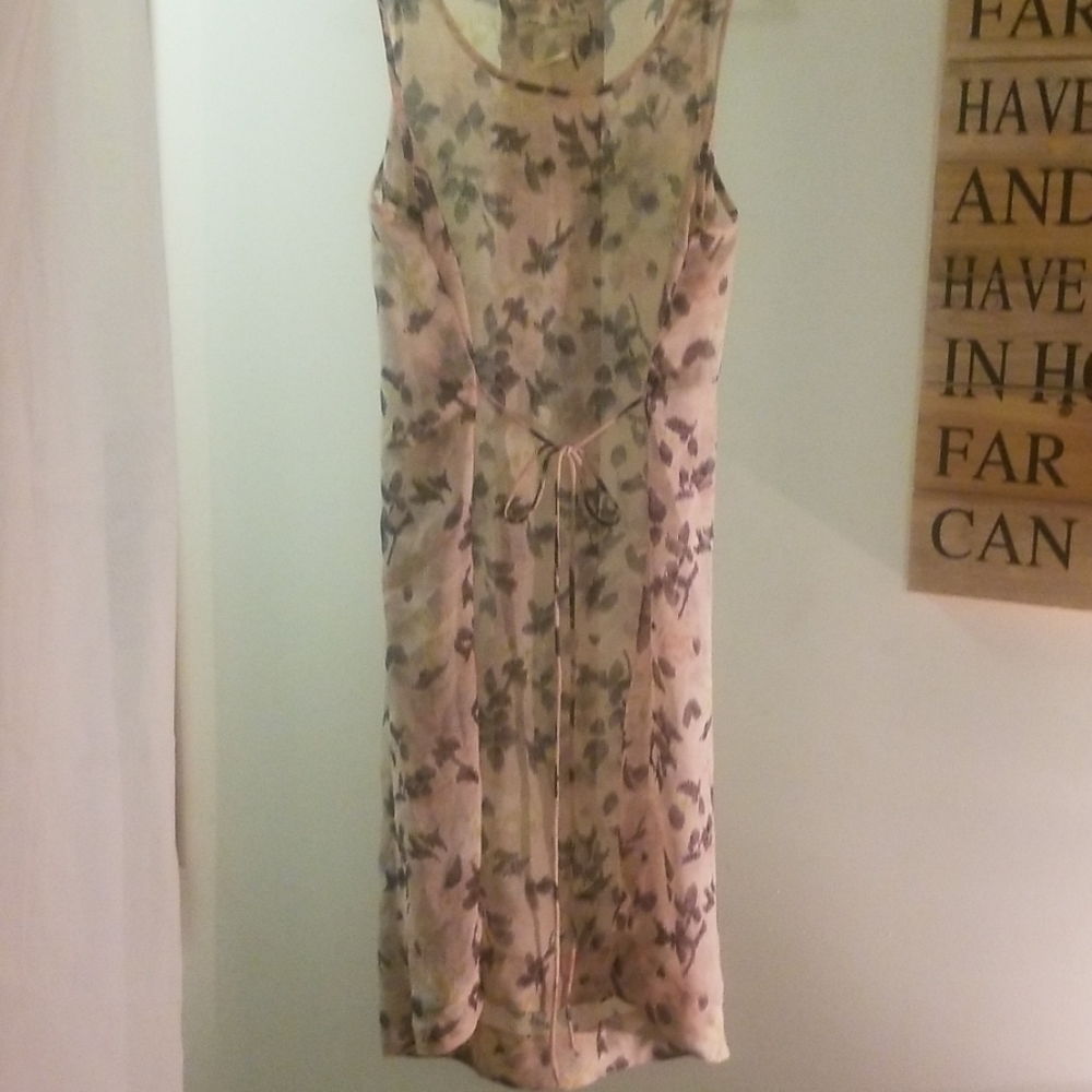 Sheer floral.dress
